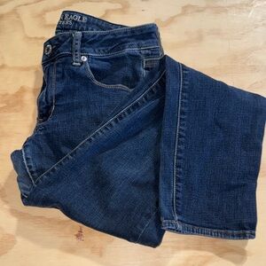 American Eagle Outfitters Dark Blue Denim